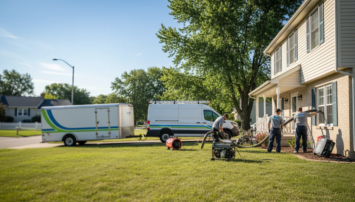 Flooded Basement Restoration And Cleanup With Repair in Netawaka, KS near me